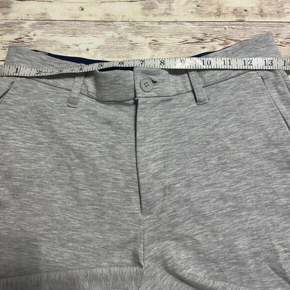 Mizzen + Main Helmsman Shorts Men's Size 29 Waist 8" Length Heathered Gray - Picture 5 of 6